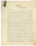 William H. Taft Letter Signed in 1919 Endorsing (Perhaps for the First Time on Paper) the Suffrage Movement -- Taft Also Criticizes President Woodrow Wilson's Mis-Handling of the Treaty of Versailles
